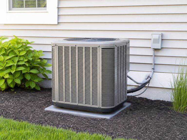 Residential outdoor air conditioning unit