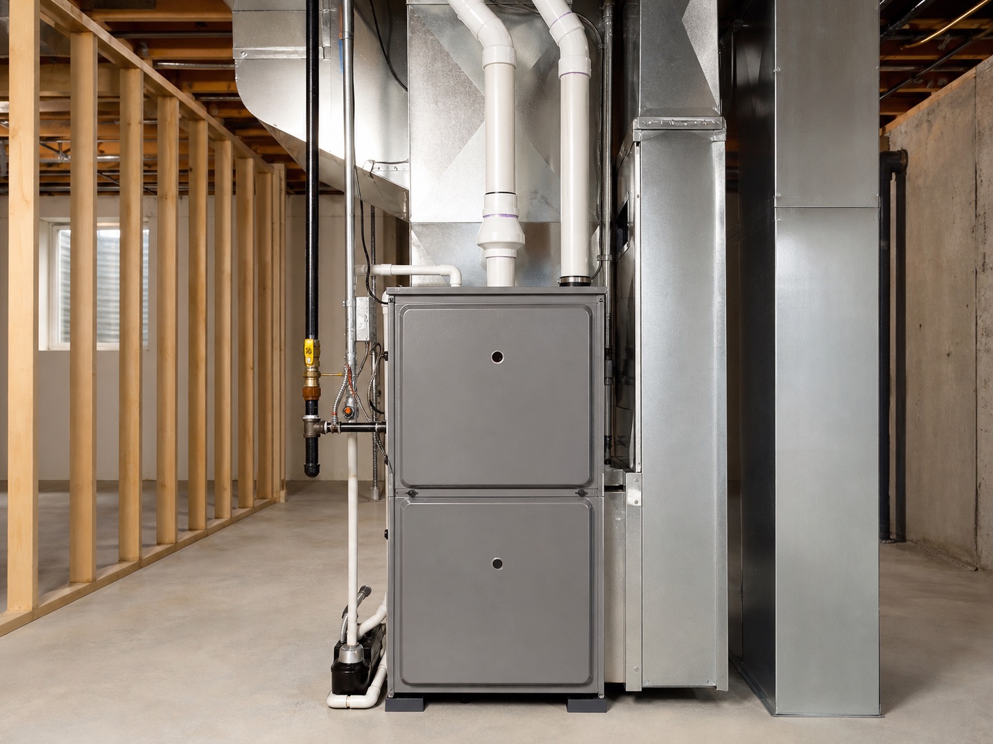 Residential furnace system for home heating